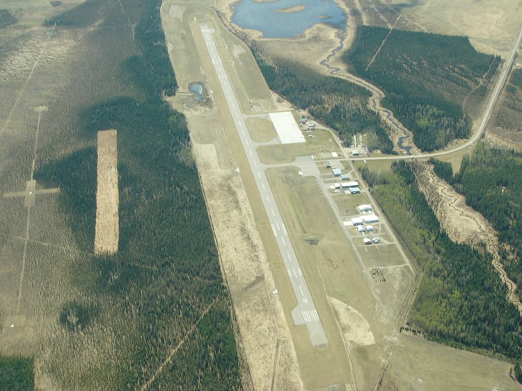 CYRM Ariel view SkyVector